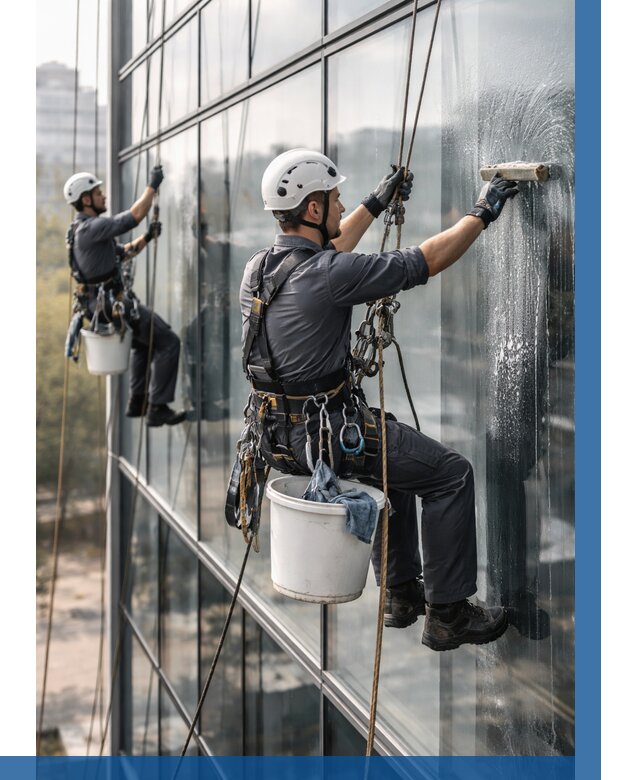 Мойка сплошного остекления в Котельниках, заказать от 319 р.| ВЫСОТНИК-Ктн