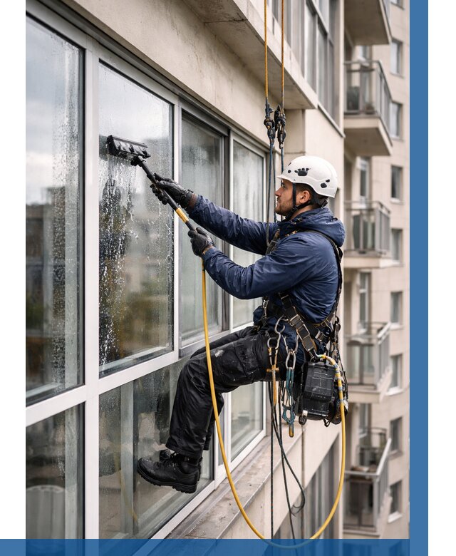 Мойка балконного остекления в Котельниках от 3716 р. | ВЫСОТНИК-Ктн