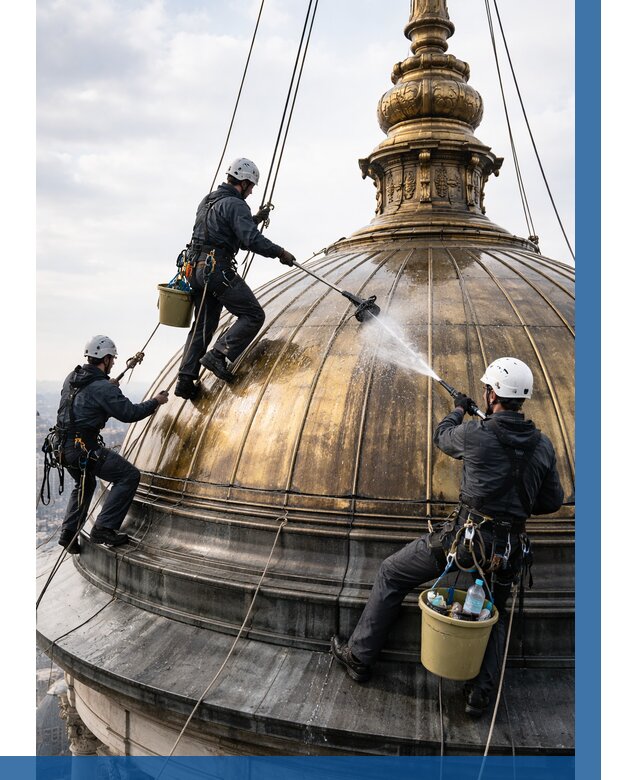 Мойка куполов и шпилей в Котельниках от 8494 р. - заказать | ВЫСОТНИК-Ктн