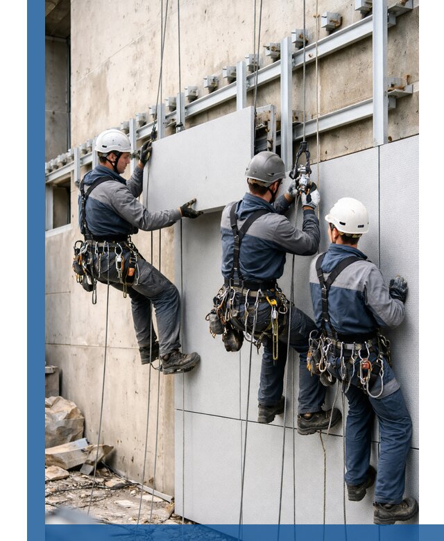 Монтаж вентилируемого фасада в Котельниках под ключ с гарантией качества