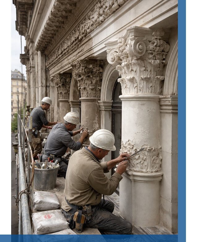 Реставрация фасадной лепнины в Котельниках от 2655 р. | ВЫСОТНИК-Ктн