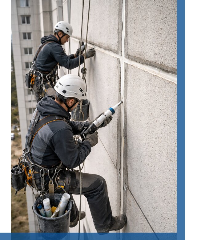Герметизация межпанельных швов в Котельниках от 743 р. | ВЫСОТНИК-Ктн