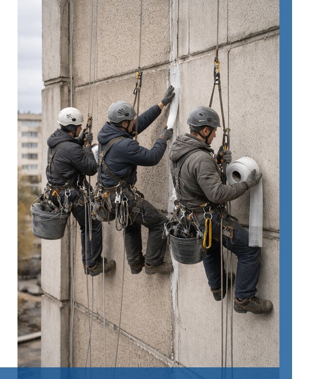 Ремонт межпанельных швов в Котельниках от 796 р. | ВЫСОТНИК-Ктн