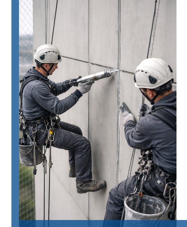 Первичная герметизация швов фасадов и кровель в Котельниках