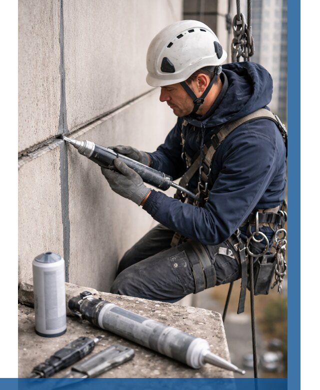 Вторичная герметизация швов в Котельниках от 478 р. | ВЫСОТНИК-Ктн