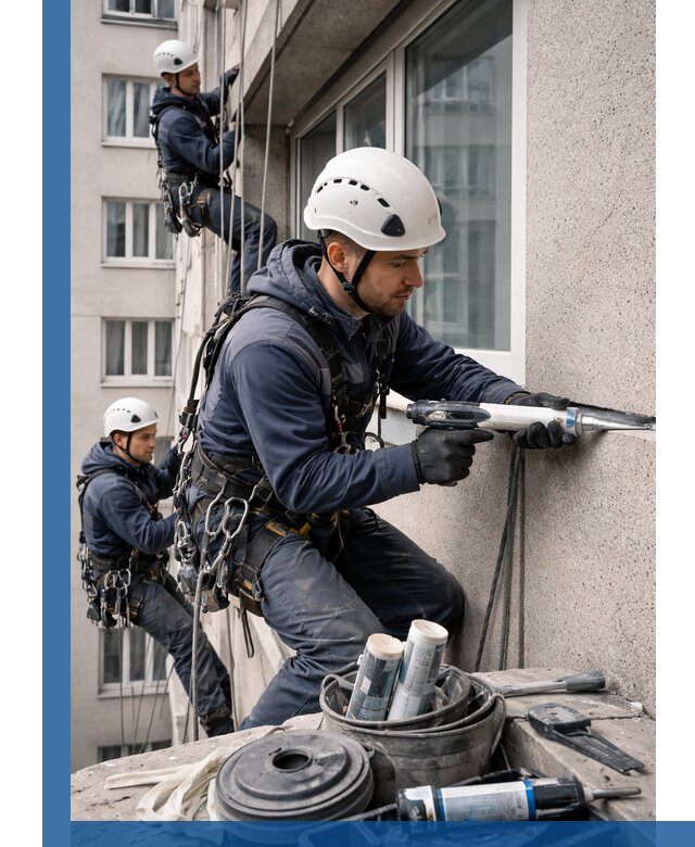 Герметизация швов лоджии в Котельниках профессионально и надежно