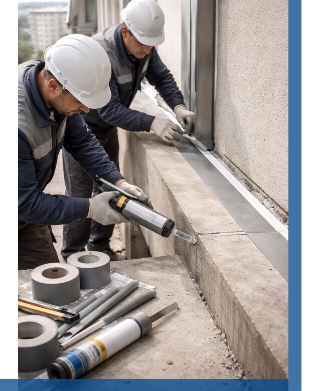 Герметизация примыкания балкона в Котельниках от 4778 р. | ВЫСОТНИК-Ктн