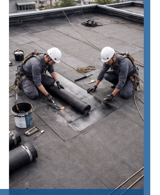 Ремонт мягкой кровли под ключ в Котельниках от 743 р. | ВЫСОТНИК-Ктн