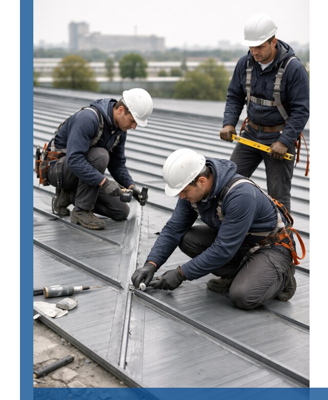 Ремонт фальцевой кровли в Котельниках срочно и качественно