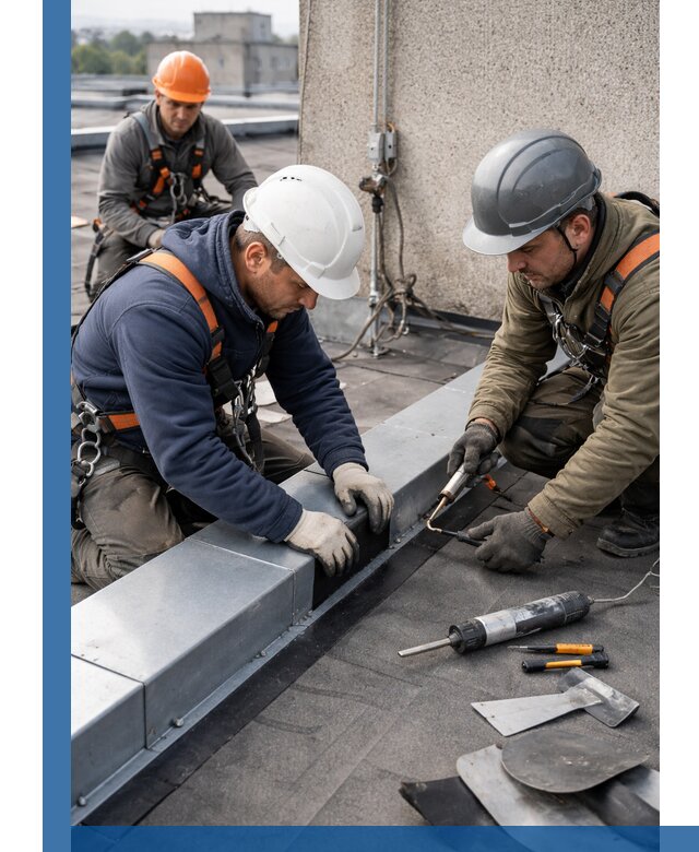 Ремонт кровельных примыканий в Котельниках профессионально