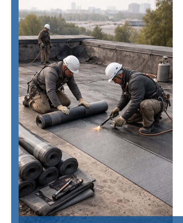 Монтаж мягкой кровли в Котельниках профессионально и надежно