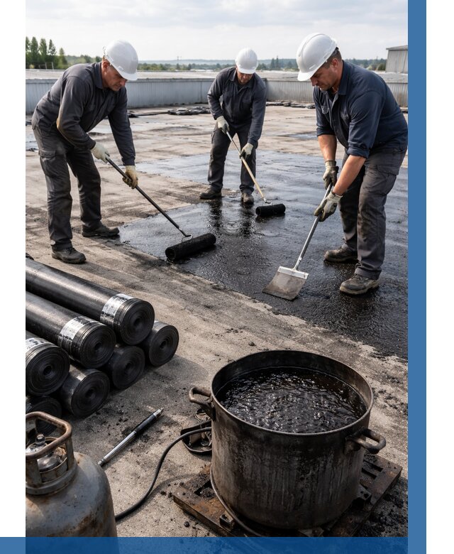 Гидроизоляция кровли мастикой в Котельниках от 637 р. | ВЫСОТНИК-Ктн