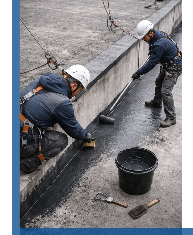 Гидроизоляция кровли жидкой резиной профессионально в Котельниках