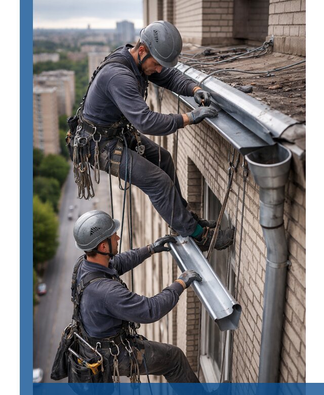 Ремонт водосточных желобов в Котельниках, быстро и качественно