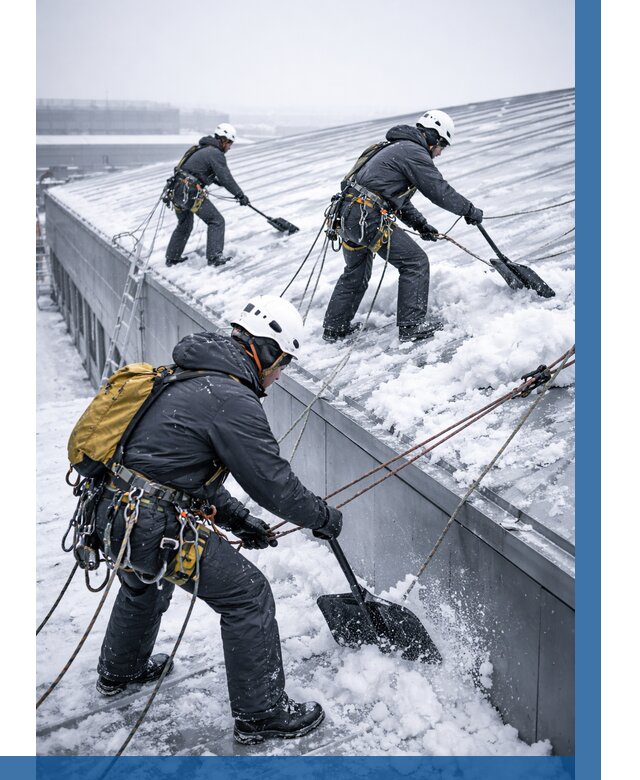 Очистка навесов от снега в Котельниках от 4778 р. | ВЫСОТНИК-Ктн