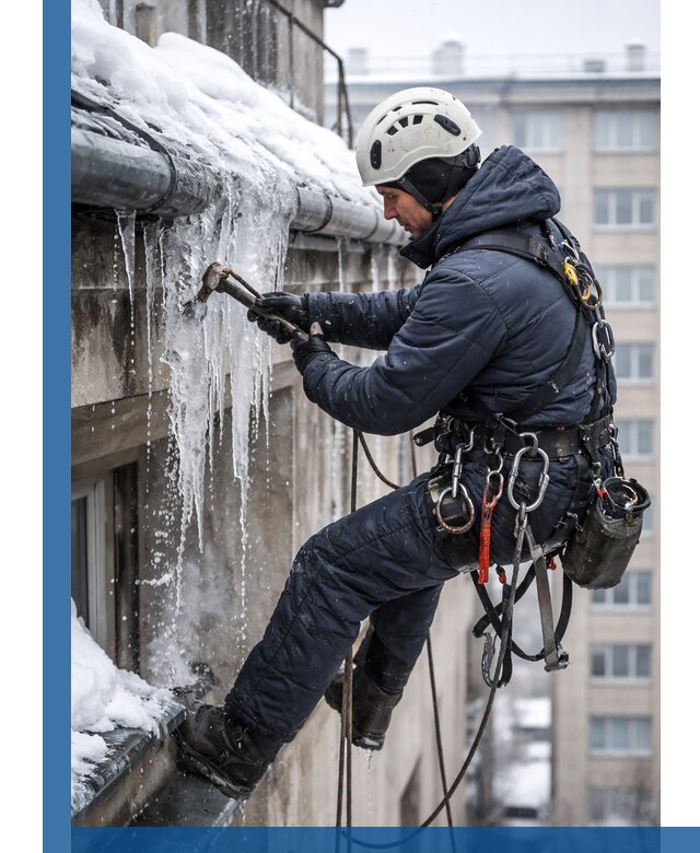 Удаление наледи и чистка водостоков в Котельниках оперативно и безопасно
