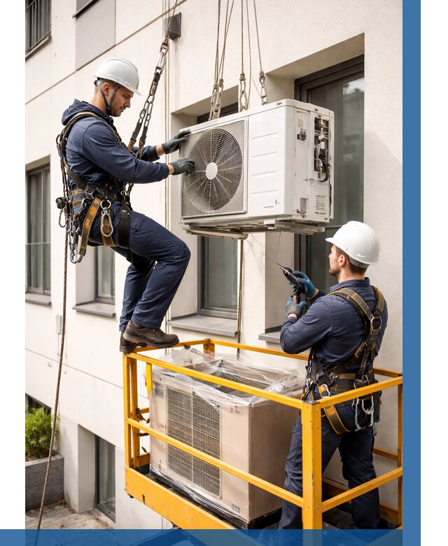 Демонтаж внешнего блока кондиционера в Котельниках от 3716 р. | ВЫСОТНИК-Ктн