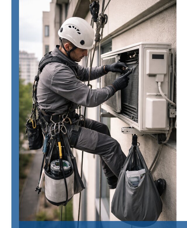 Обслуживание внешнего блока кондиционера в Котельниках профессионально