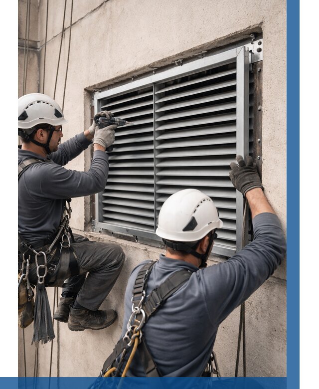 Монтаж вентиляционных решеток в Котельниках от 4778 р. | ВЫСОТНИК-Ктн