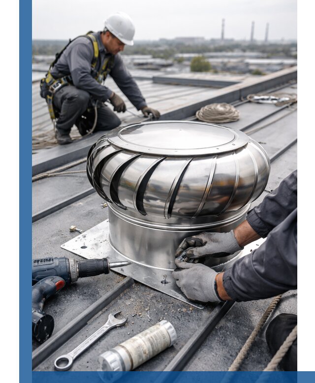 Установка дефлекторов на кровле в Котельниках профессионально