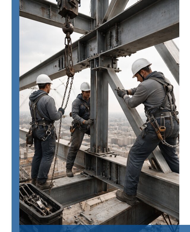 Профессиональный монтаж металлоконструкций на высоте в Котельниках