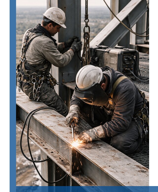 Высотные сварочные работы в Котельниках для промышленных объектов