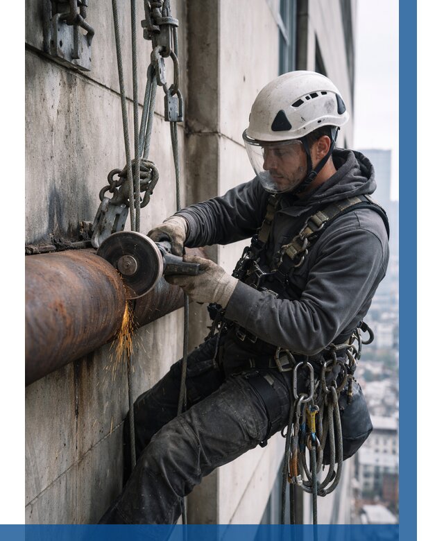 Резка металла на высоте в Котельниках по цене от 4778 р. | ВЫСОТНИК-Ктн