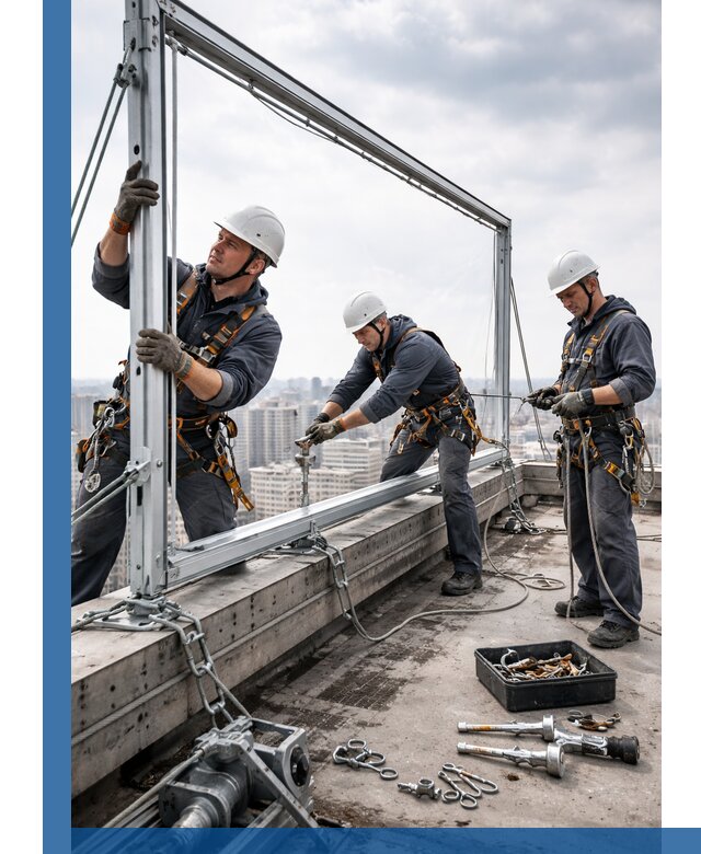 Монтаж крышных рекламных конструкций под ключ в Котельниках