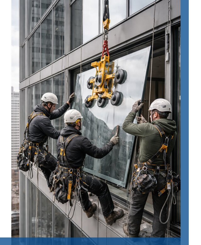 Фасадное остекление зданий под ключ в Котельниках от 10618 р. | ВЫСОТНИК-Ктн