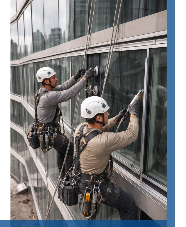 Радиусное остекление фасада в Котельниках от 12742 р. | ВЫСОТНИК-Ктн