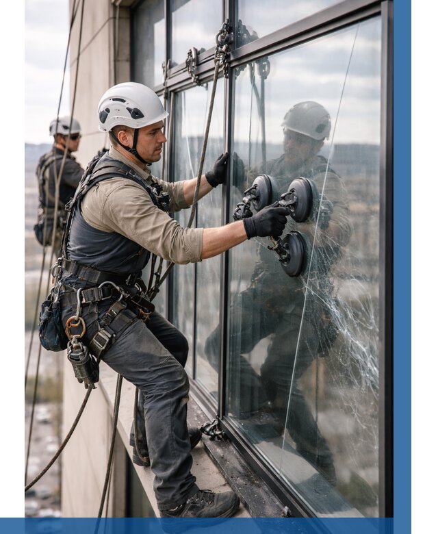 Замена стекла в витраже в Котельниках под ключ от 9025 р. | ВЫСОТНИК-Ктн