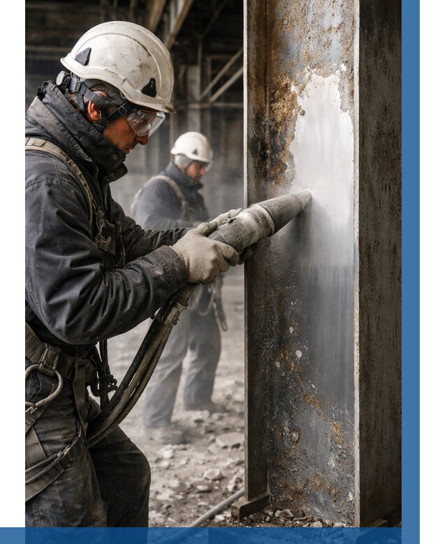 Удаление старой краски с металла в Котельниках от 478 р. | ВЫСОТНИК-Ктн