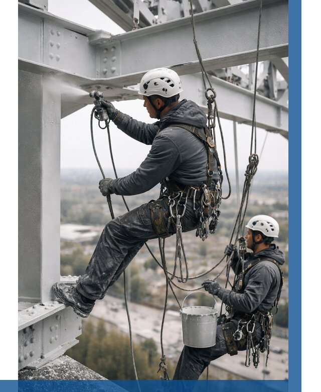 Покраска металлоконструкций на высоте в Котельниках 372 р |ВЫСОТНИК-Ктн