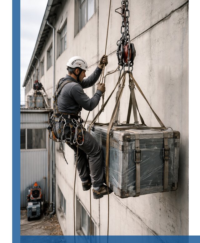 Подъем грузов на высоту в Котельниках для промышленных объектов