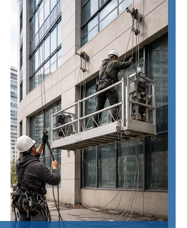 Монтаж и подъем фасадной люльки в Котельниках от 12742 р. | ВЫСОТНИК-Ктн