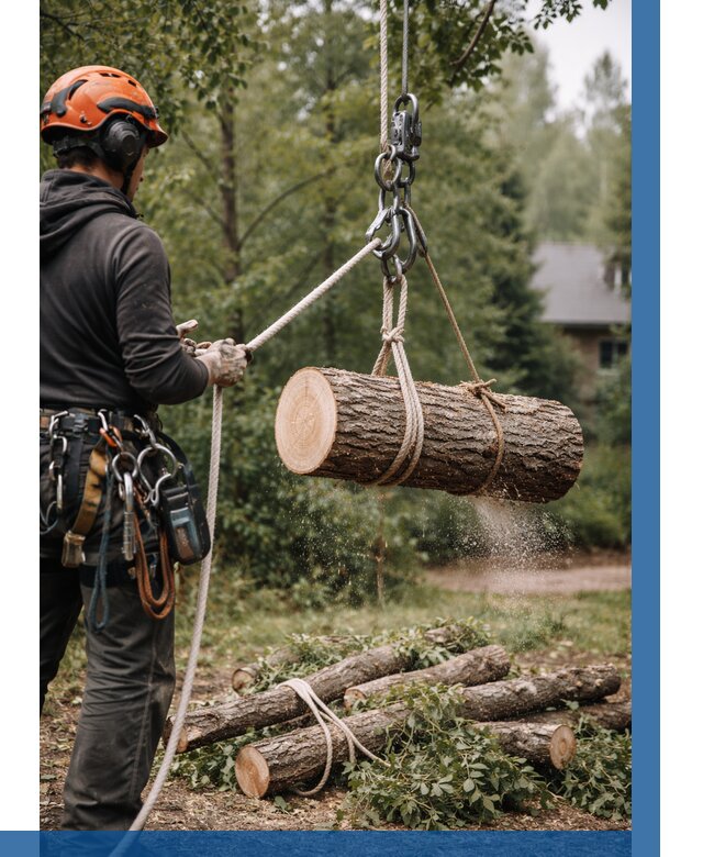 Валка деревьев частями в Котельниках от 7964 р. | ВЫСОТНИК-Ктн