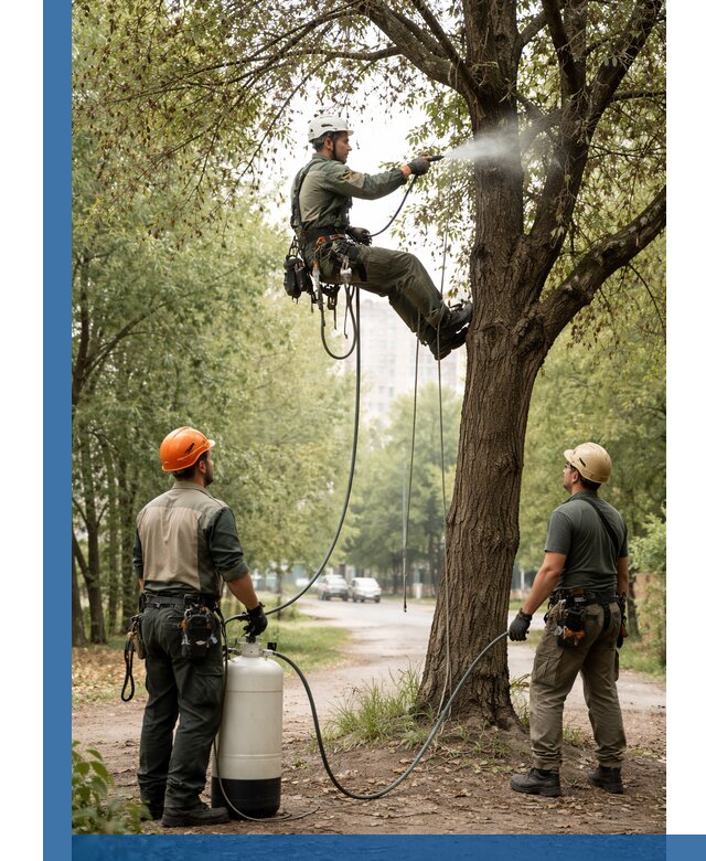 Обработка деревьев от вредителей в Котельниках профессиональная защита